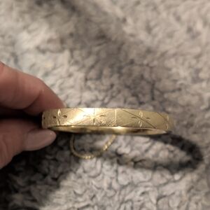 Gold Bangle Bracelet
